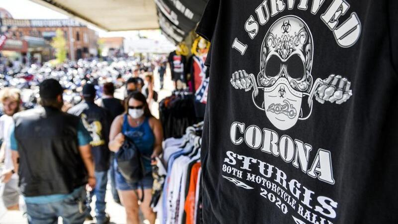 Mascherina obbligatoria dopo l&#039;esperienza del raduno di Sturgis