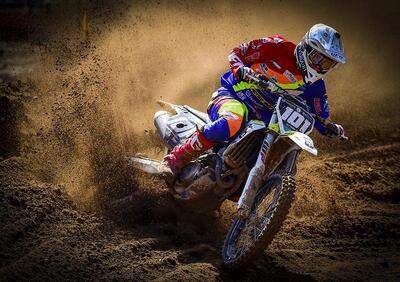 MX 2020. GP di Kegums, Guadagnini 3° nella EMX250 