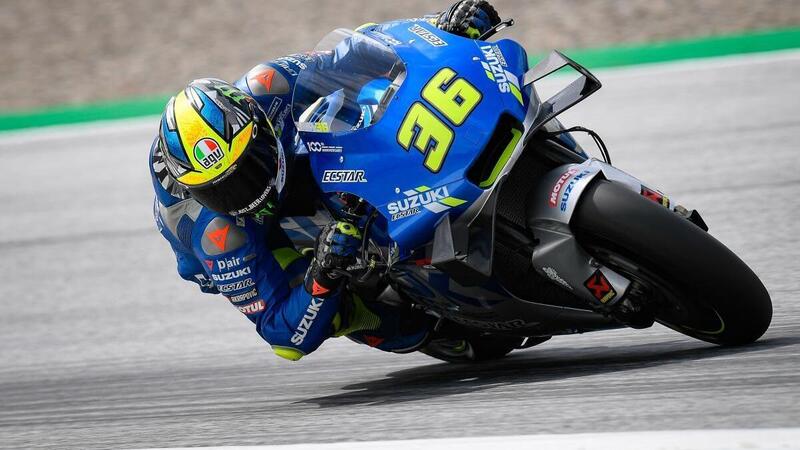 MotoGP 2020. Mir si aggiudica il warm up del GP d&#039;Austria