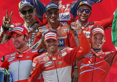 Da Capirossi a Dovizioso, passando per Stoner: le 50 vittorie Ducati in MotoGP