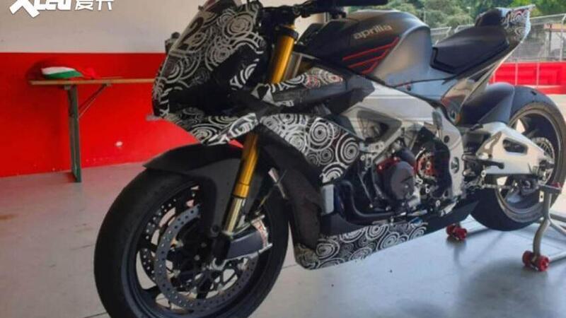 Aprilia: alla Tuono 1100 V4 (2021?) sono spuntate le ali