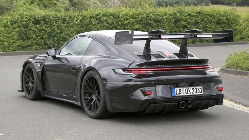 Porsche 911 GT3 RS 2021: eccola in azione in gran segreto