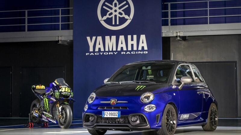 Dalla MotoGP: Abarth 595 Monster Energy Yamaha
