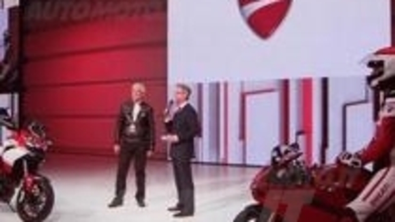 Ducati con Volkswagen al Salone di Parigi 2012