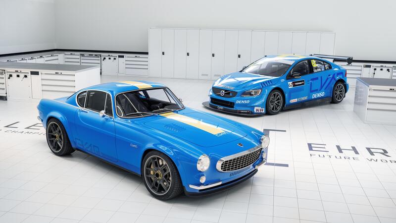 Volvo P1800 Cyan | Il restmod da corsa: 990 kg per 420 CV...