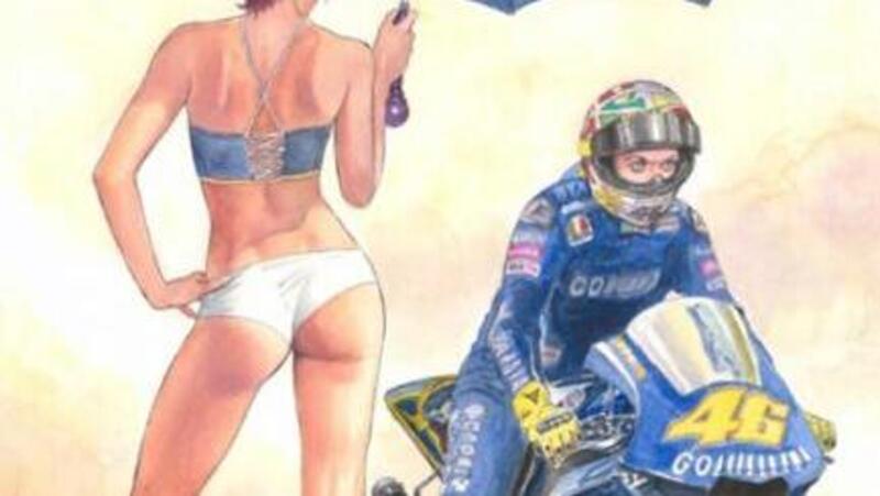 Milo Manara dedica un post a Valentino Rossi: nuovo progetto in punta di matita