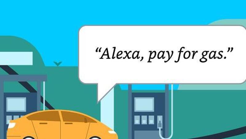 Amazon per fare il pieno all&#039;auto? Con Alexa rifornimento carburante [Pay for gas]