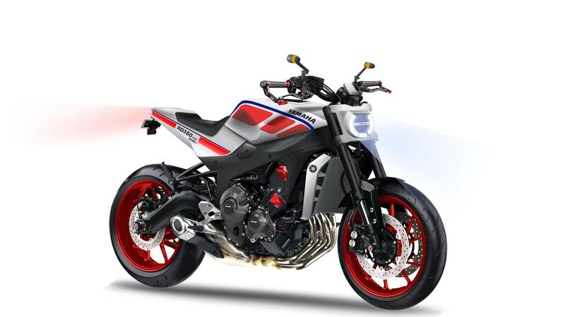 Puig: un concept rendering Yamaha RD 350 su base MT-09