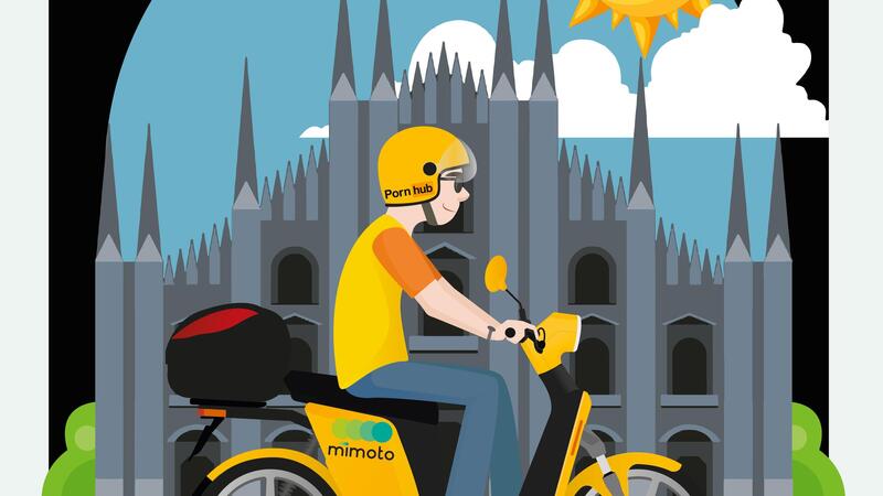  &ldquo;A Ride With Pornhub&quot;: una corsa gratuita sugli scooter elettrici MiMoto