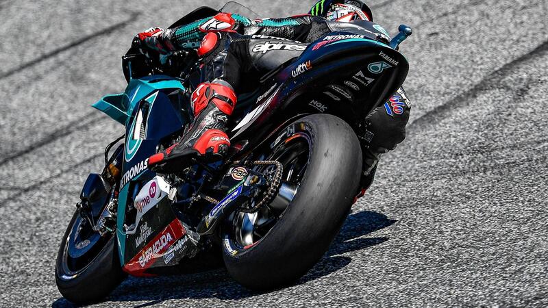 MotoGP 2020. GP di San Marino e della Riviera di Rimini. FP2, doppietta Yamaha: Fabio Quartararo primo, Franco Morbidelli secondo