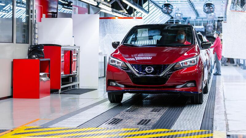 Nissan Leaf, 500.000 esemplari prodotti nel mondo 