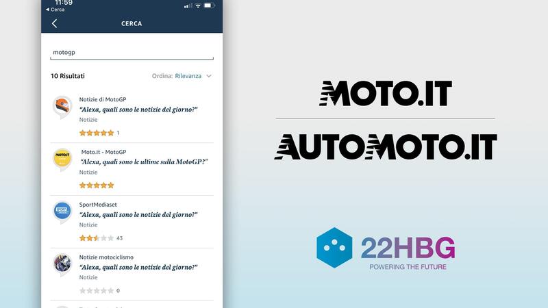 Automoto.it e Moto.it lanciano due skill per le news di Formula 1 e MotoGP sullo Skill Store di Amazon.it