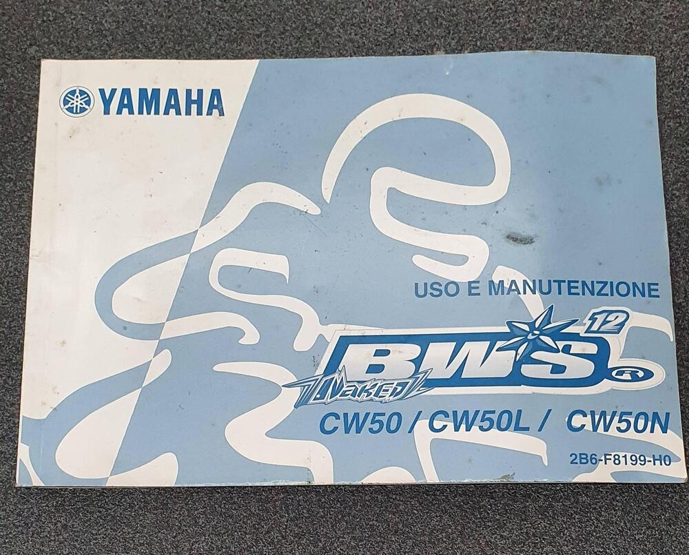 USO E MANUTENZIONE MANUALE YAMAHA BW S NAKED 2B6F8