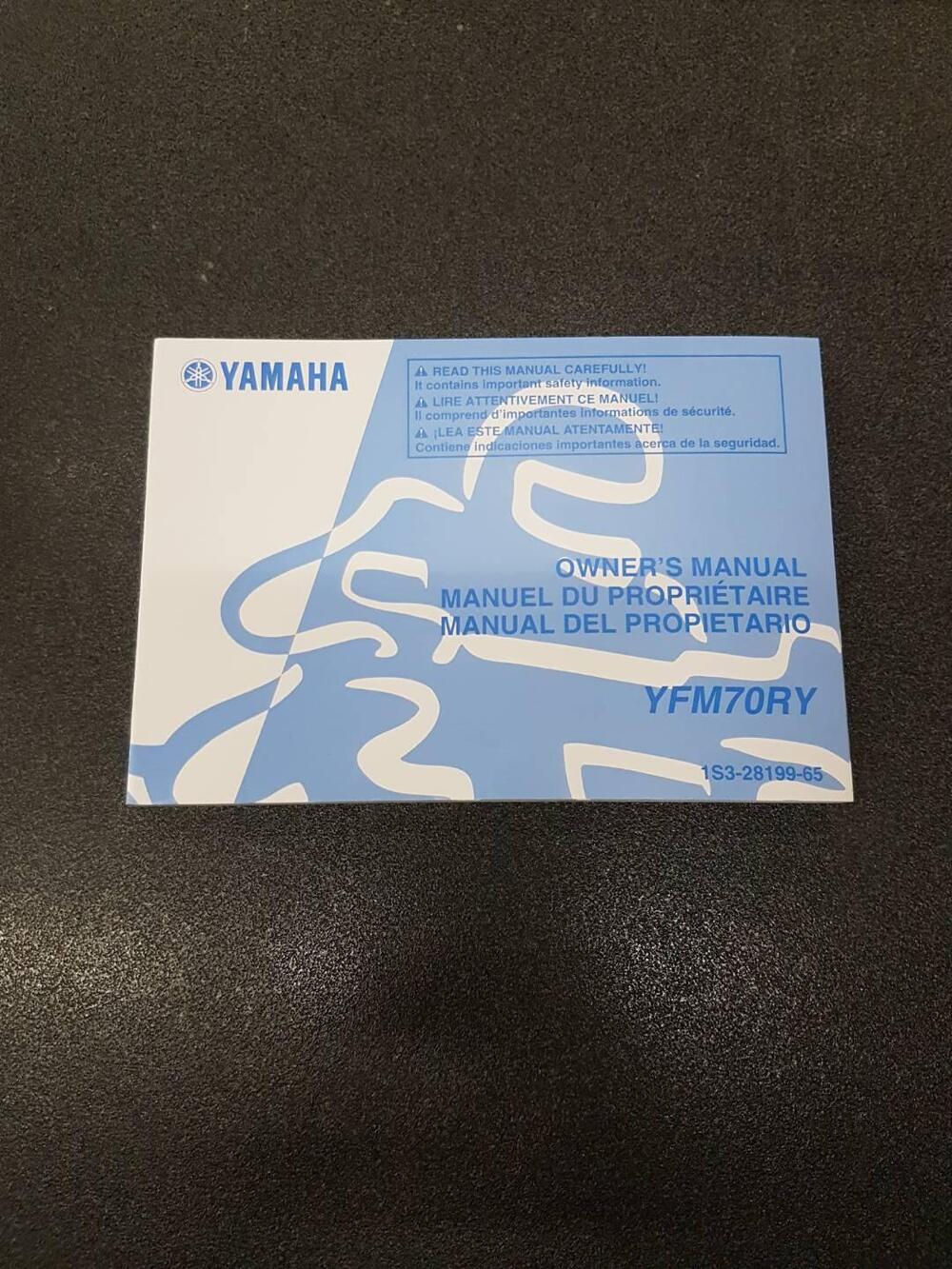 USO E MANUTENZIONE MANUALE YAMAHA YFM70RY 700