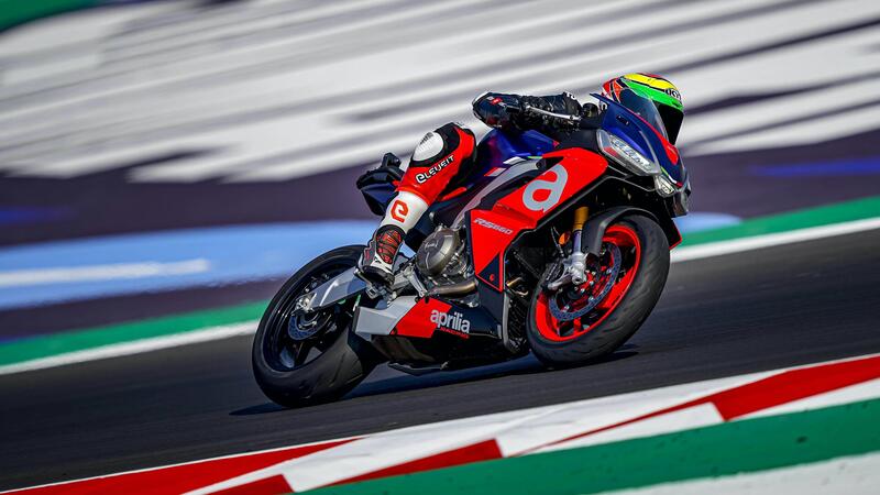 Aprilia RS 660, a Misano con i piloti della MotoGP