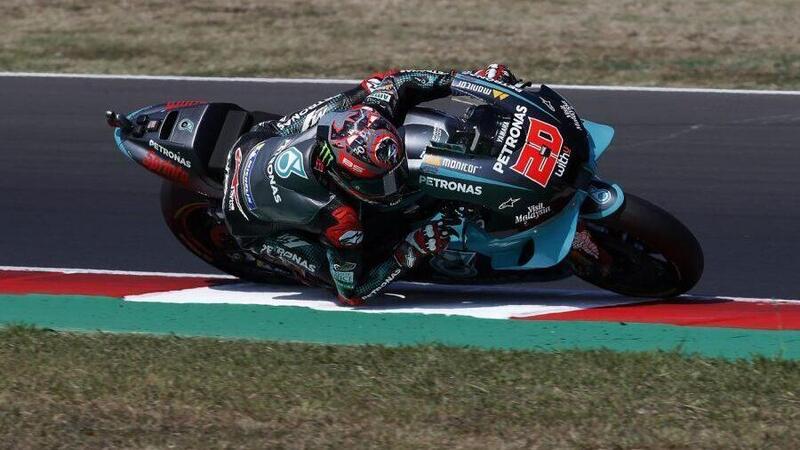 MotoGP 2020. GP dell&rsquo;Emilia Romagna: A Fabio Quartararo le FP1 di Misano