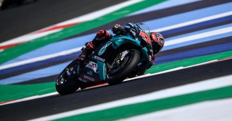 MotoGP 2020. GP dell&rsquo;Emilia Romagna: A Fabio Quartararo le FP1 di Misano