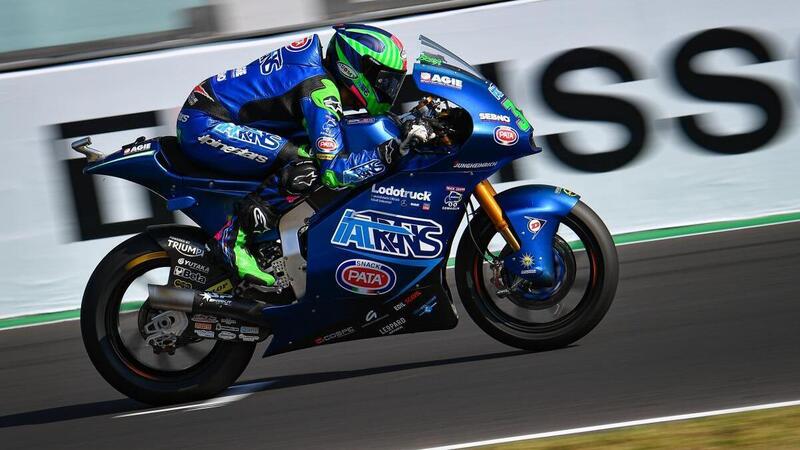 GP dell'Emilia Romagna: in Moto2 Enea Bastianini vince sulla pioggia che non c'&egrave;