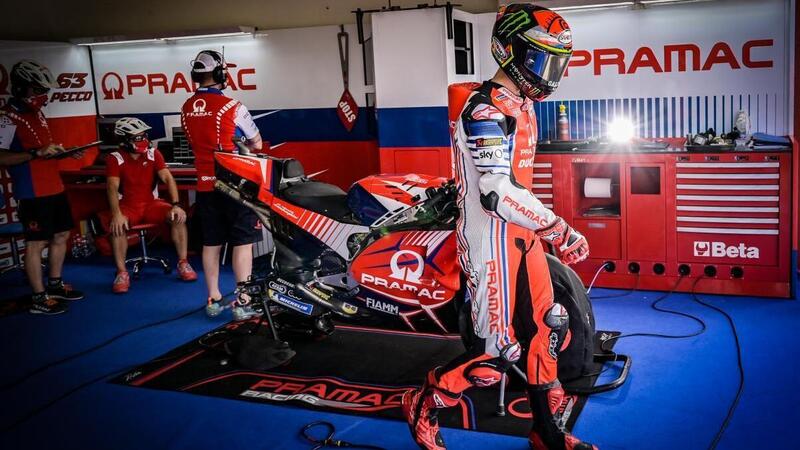MotoGP 2020. Pecco Bagnaia: "Vado a braccetto con la sfiga"