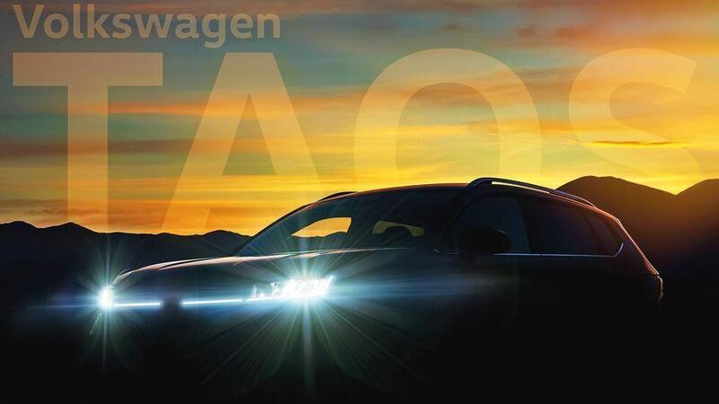 Dopo T-Cross e T-Roc ecco Taos: nuovo SUV Volkswagen vicino a Tiguan [listino atteso da 20K]