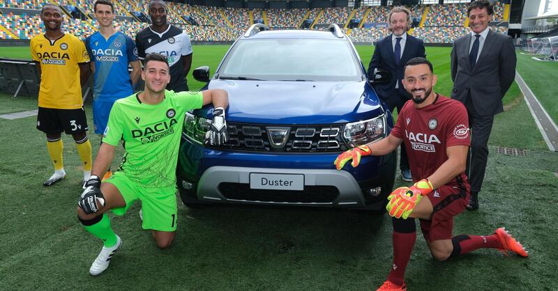 Dacia ancora in Serie A con l&#039;Udinese calcio [Stadio e maglietta eco]