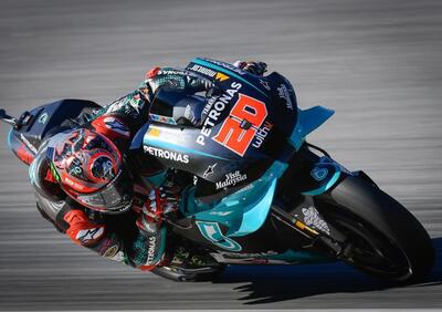 MotoGP 2020. Fabio Quartararo in testa nelle FP3 a Barcellona