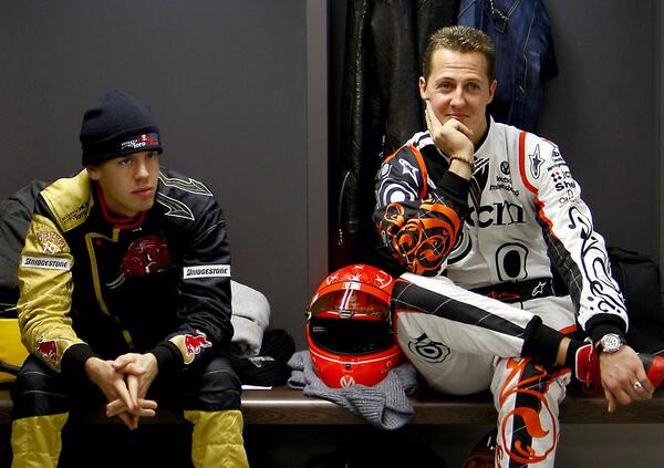 Vettel ha &quot;sensazioni contrastanti&quot; sui record di Schumi e noi la pensiamo come lui 