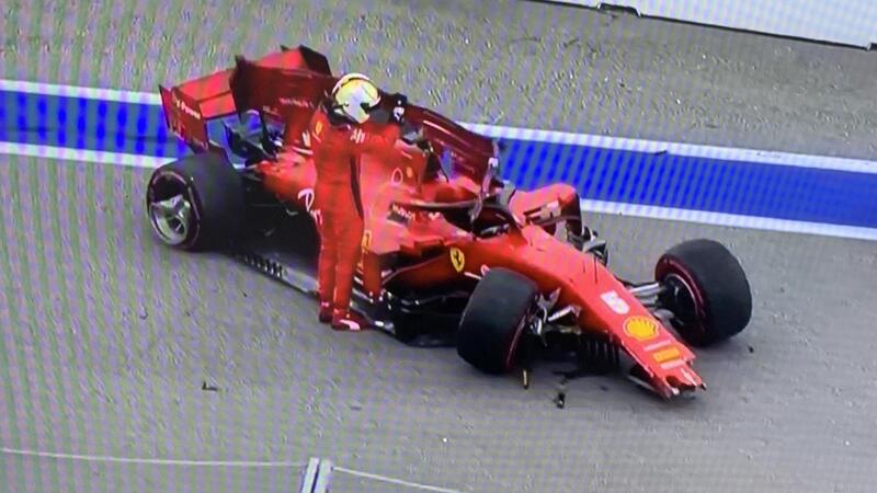 F1, GP Russia 2020: incidente per Vettel in qualifica. Escluso alla Q2