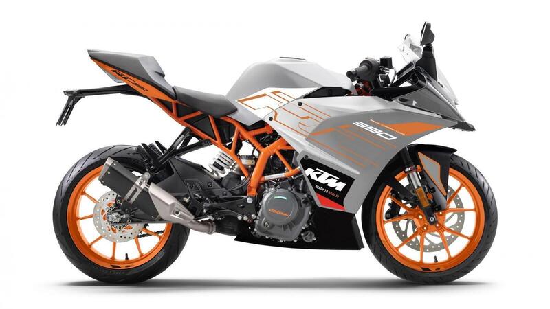 KTM RC390 e RC125. Nuove colorazioni