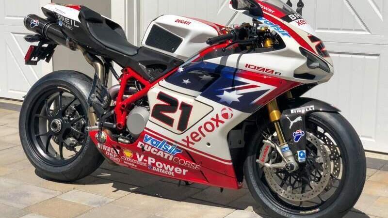 In vendita una delle 500 Ducati 1098R dedicate a Troy Bayliss