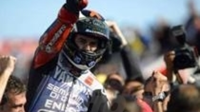 Jorge Lorenzo &egrave; Campione del Mondo 2012 MotoGP