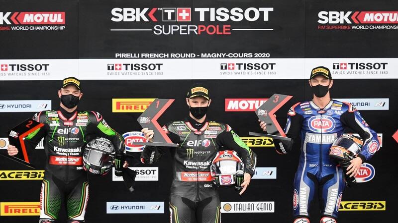 SBK 2020. Rea domina la Superpole Race di Magny Cours