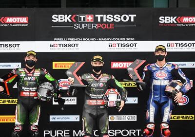 SBK 2020. Rea domina la Superpole Race di Magny Cours