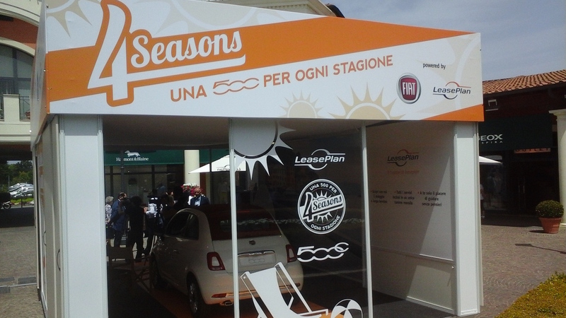 &ldquo;4Seasons&rdquo;: una Fiat 500 per ogni stagione