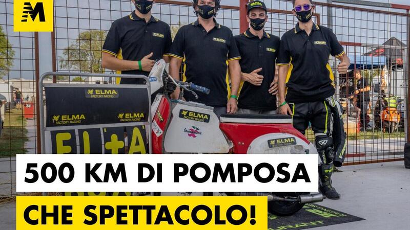 500 km di Pomposa. Sulle Vespe e Lambrette a oltre 140 km/h. Sfilato il podio per un soffio