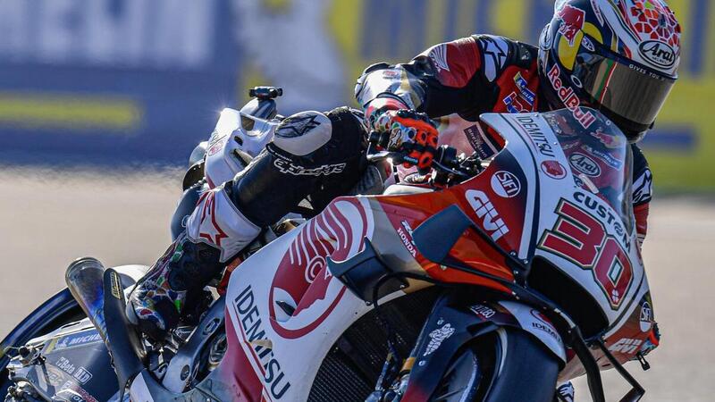 MotoGP 2020. Nakagami &egrave; il pi&ugrave; veloce nel warm up del GP di Aragon