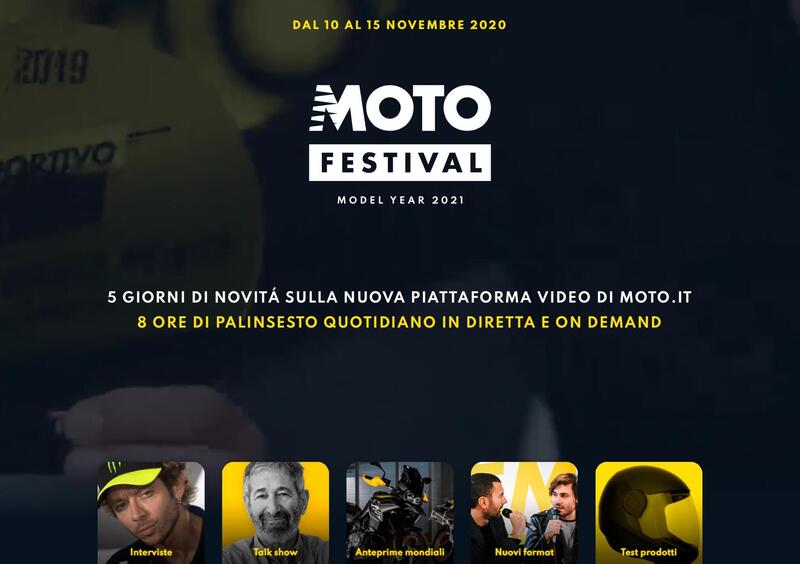 MotoFestival MY2021: tutte le novit&agrave; a due ruote dal vivo e on demand