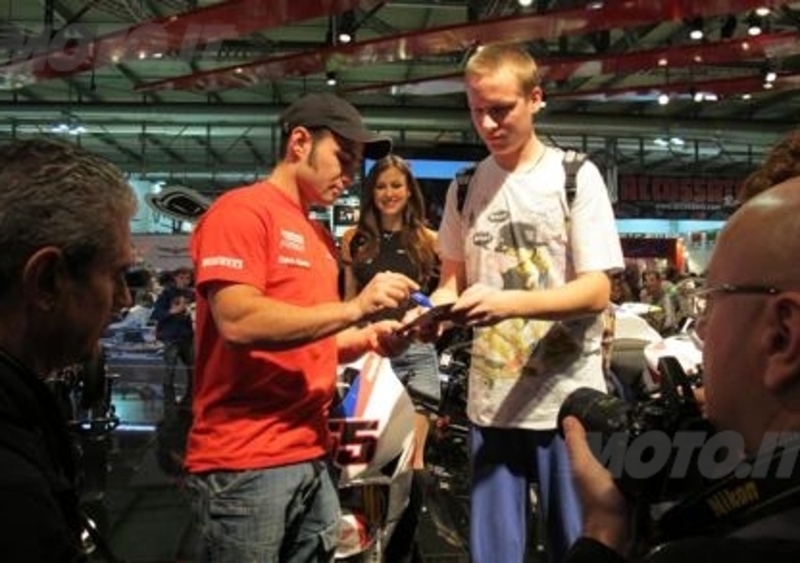 Haslam a EICMA 2012: &quot;Sono contento di essere tornato in Honda&quot;