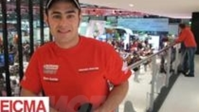 Haslam a EICMA 2012: &quot;Sono contento di essere tornato in Honda&quot;