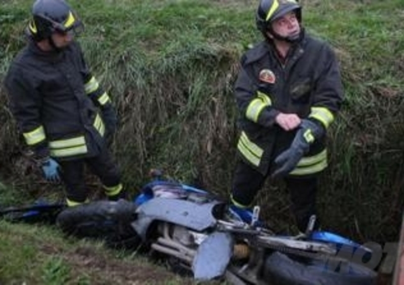 Motociclista assolto. Non era drogato, ma caduto in un fosso