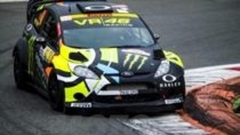 Rossi in pista al Monza Rally Show 2012