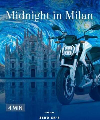 Motofestival, le novit&agrave;: Zero SR-F - Midnight in Milan