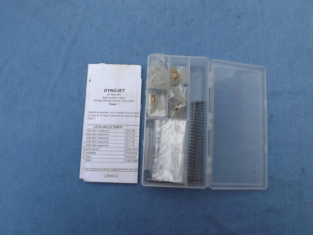 Kit molle e getti Dynojet Honda cb600 Hornet (2)