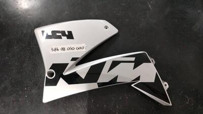 SPOILER SN TITANIO/METALL.'99 Ktm