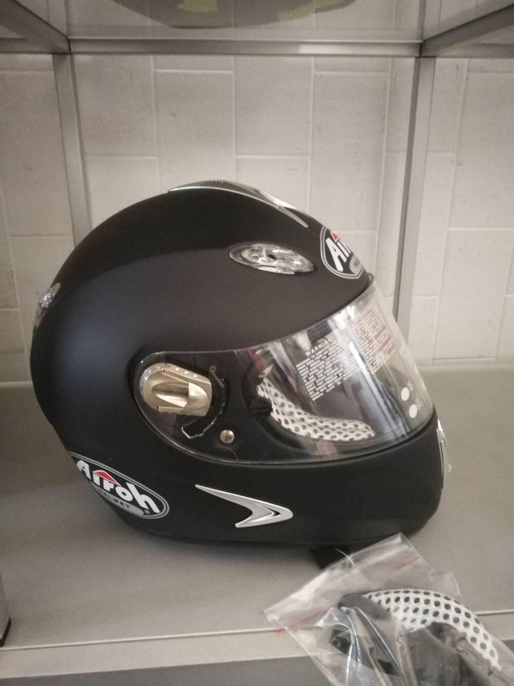 CASCO AIROH DRAGON BLACK MATT