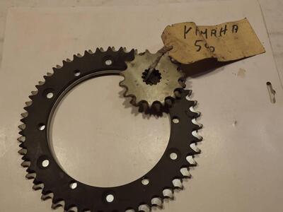 kit corona e pignone yamaha 500