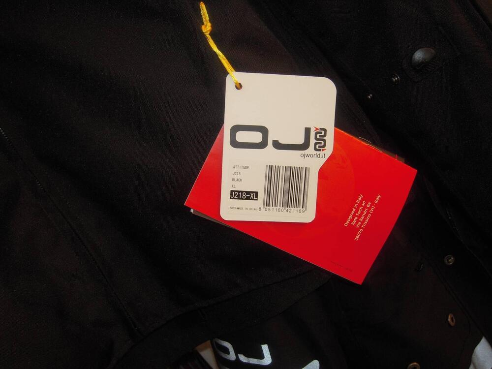 GIACCA MOTO OJ NERA L-XL Oj Atmosfere Metropolitane (3)