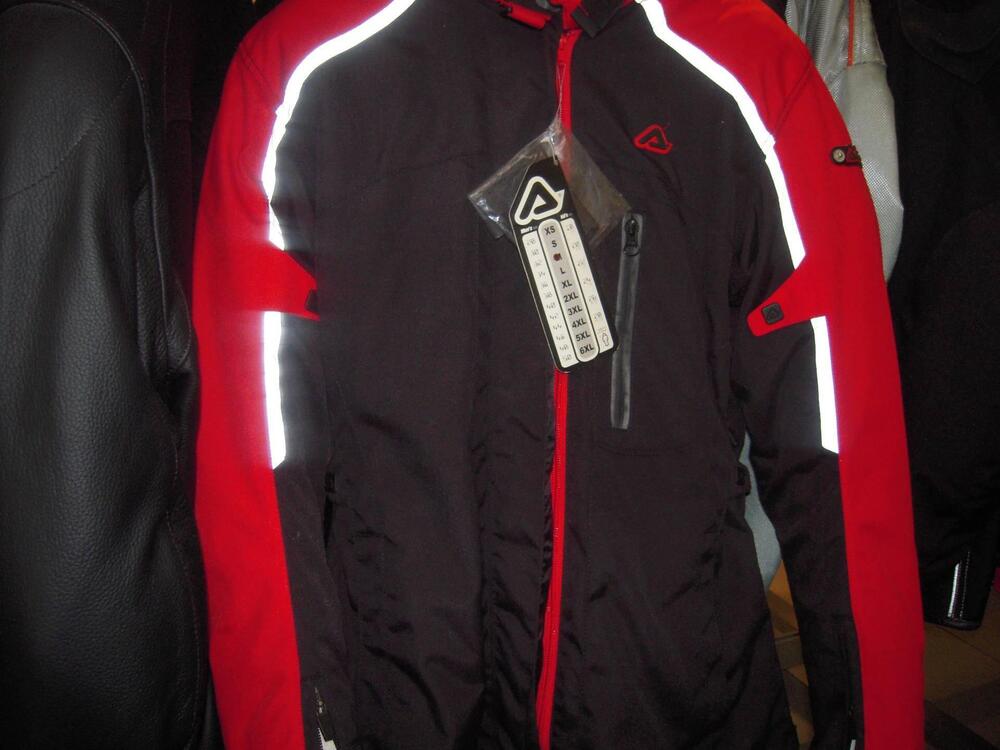 GIACCA MOTO ACERBIS ROSSA/NERA TG.M (2)