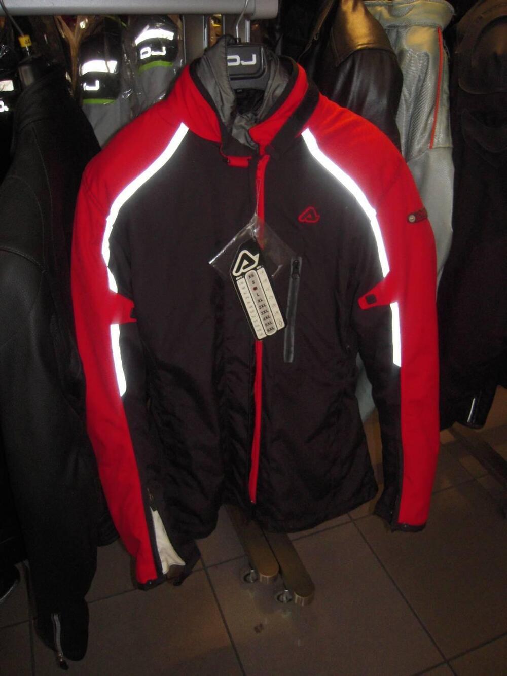 GIACCA MOTO ACERBIS ROSSA/NERA TG.M