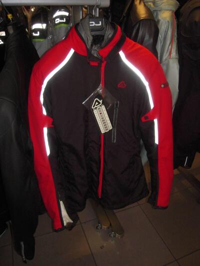 GIACCA MOTO ACERBIS ROSSA/NERA TG.M